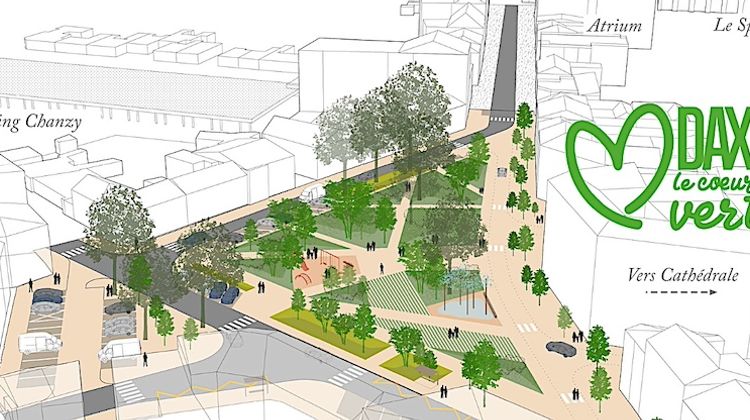 ON TRANSFORME - Dax lance le chantier de la place Camille-Bouvet